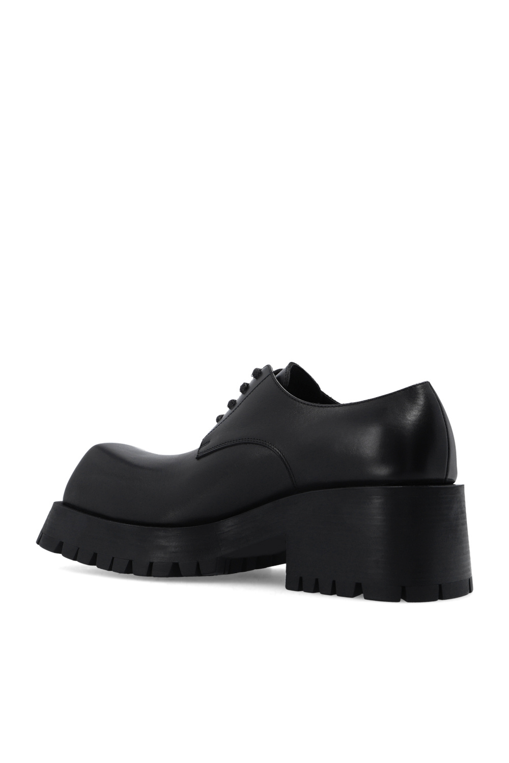 Black 'Trooper' heeled Derby shoes Balenciaga - IetpShops HK